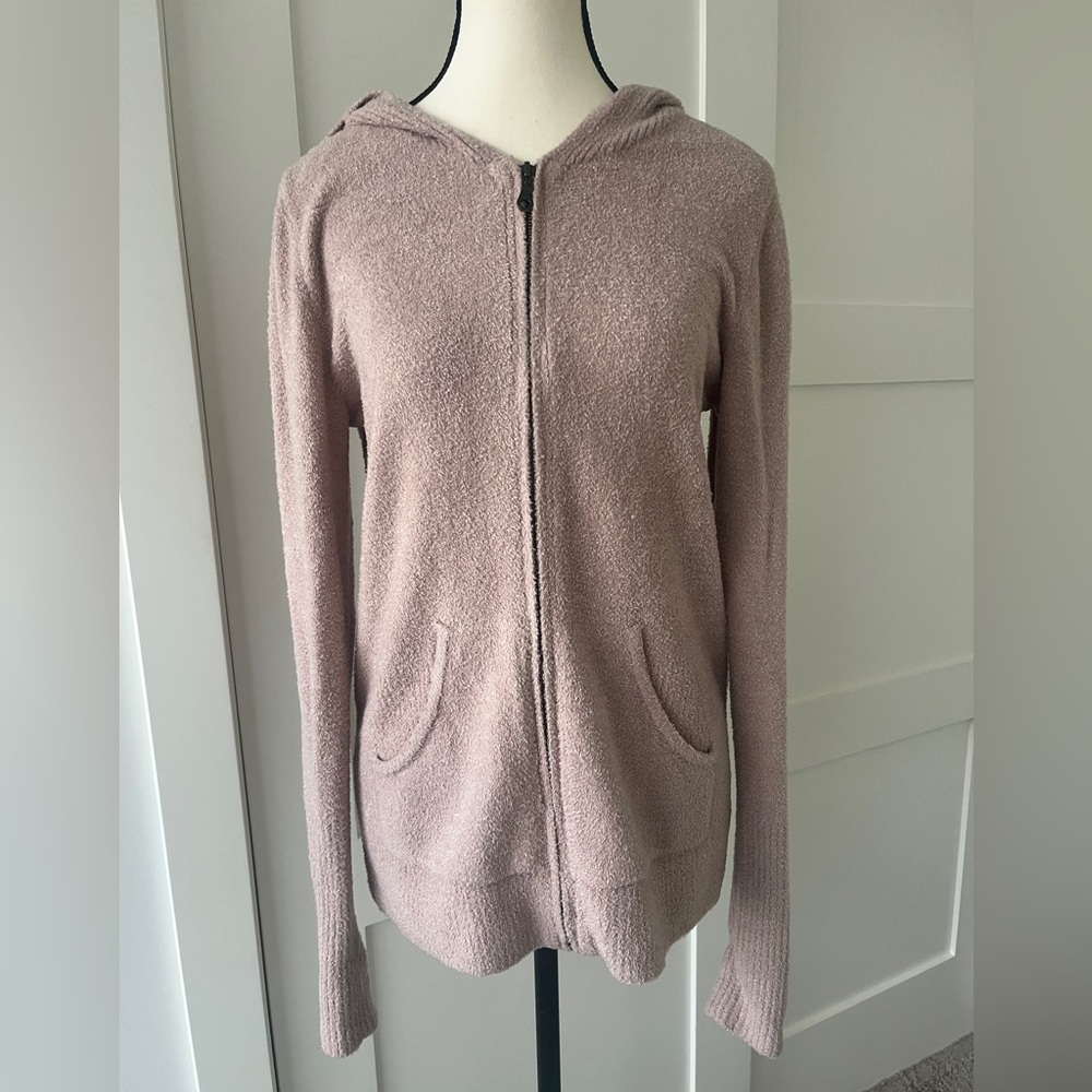 Barefoot Dreams Cozy Chic Lite Hoodie | Size Large | Dusty rose